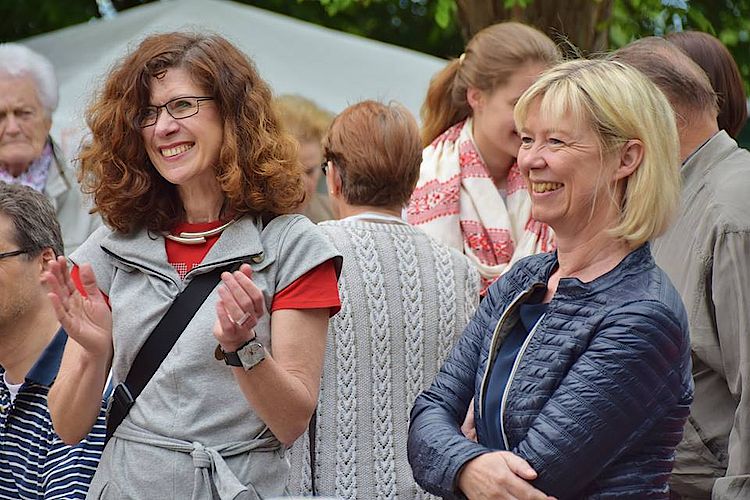Doris Ahnen zu Gast beim 32. "Brunnenfest" der SPD Lerchenberg