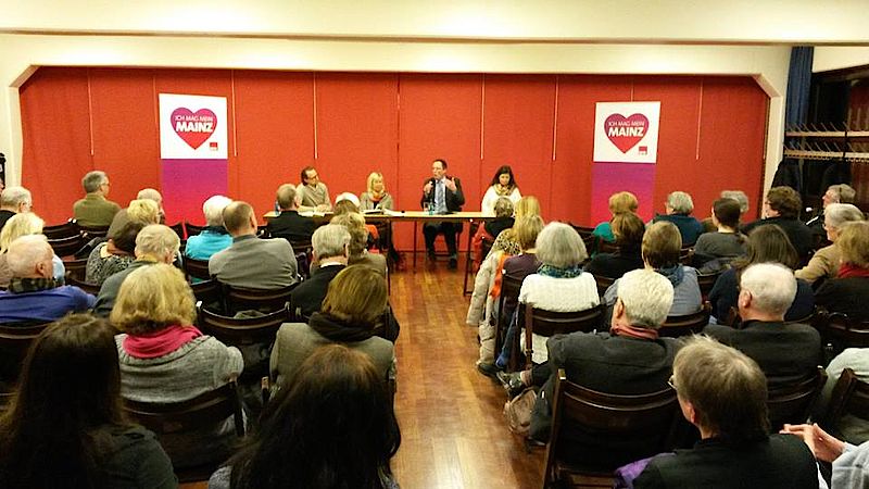Doris Ahnen im Gespräch zu "Gut wohnen in Mainz"