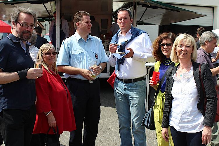 Doris Ahnen beim "Tag der Feuerwehr" in Drais